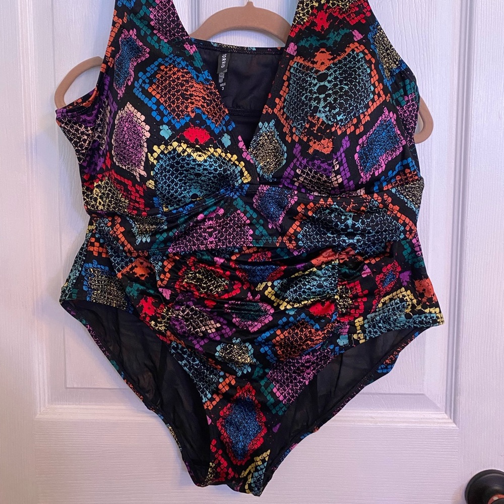SNAKE SKIN SHINE PRINT SWIM BIKINI Torrid